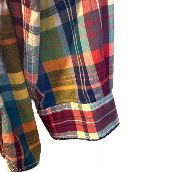 Club Room Long Sleeve Plaid B/D Shirt Sz Large EUC Multicolor Men’s - Picture 3 of 7
